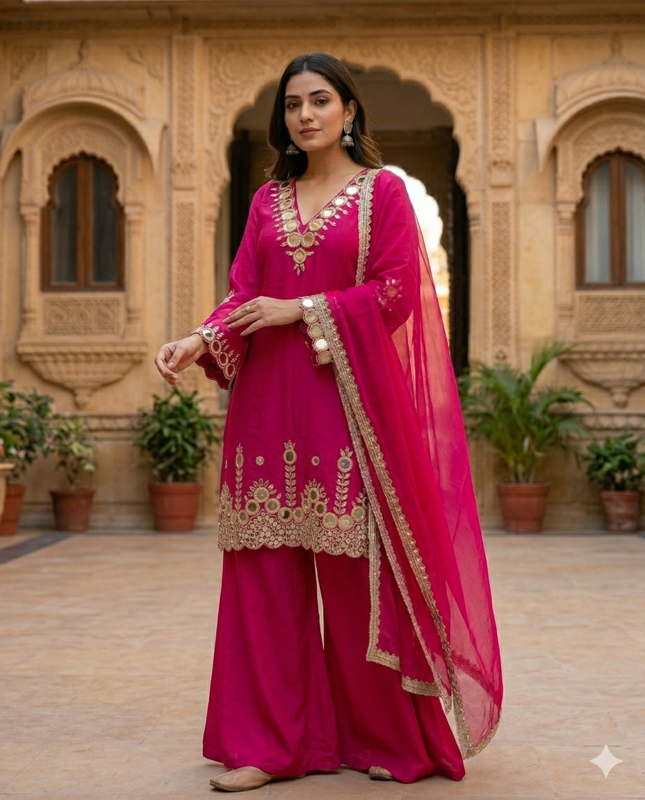 EFFORTLESS ELEGANCE IN KOTA DORIA SUIT SET